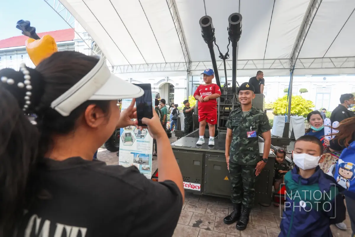 วันเด็ก ทบ. คึกคัก! จัดแสดงยุทโธปกรณ์ให้เด็กเรียนรู้ภารกิจ ปลูกฝังวินัยความรักชาติ