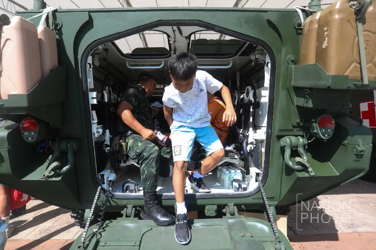 วันเด็ก ทบ. คึกคัก! จัดแสดงยุทโธปกรณ์ให้เด็กเรียนรู้ภารกิจ ปลูกฝังวินัยความรักชาติ