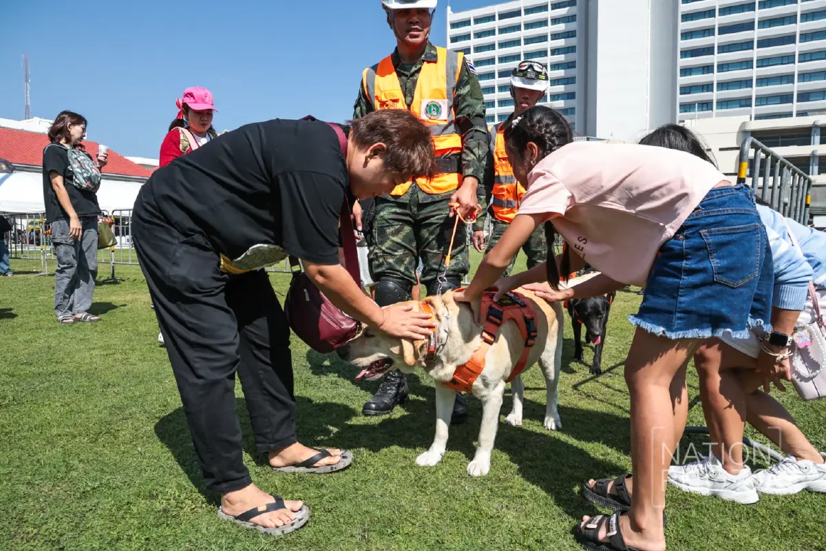 ชมความน่ารัก “สุนัขทหาร K9” โชว์ความสามารถในงาน “วันเด็กแห่งชาติ 2569”