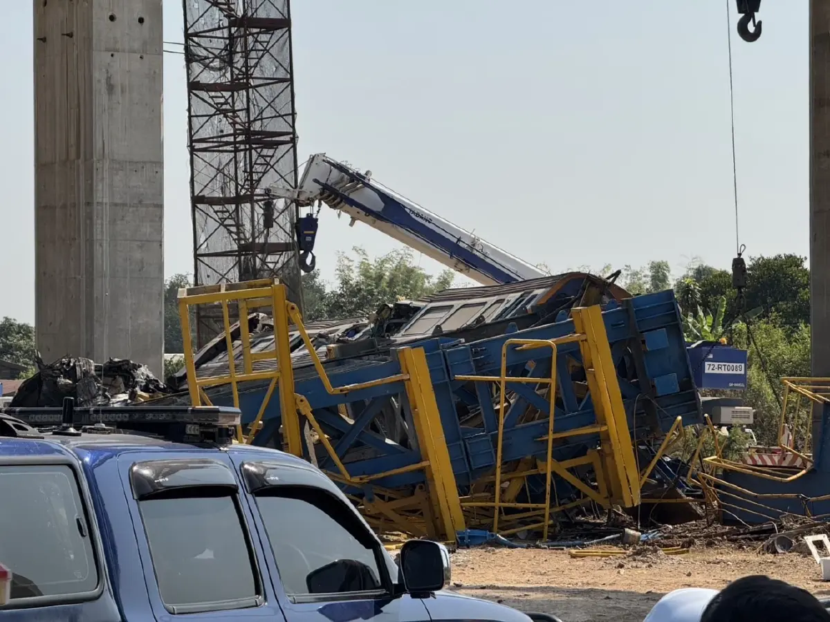‘เพื่อไทย’ ส่ง ‘ประเสริฐ’ เร่งประสานช่วยเหลือผู้บาดเจ็บเครนถล่ม