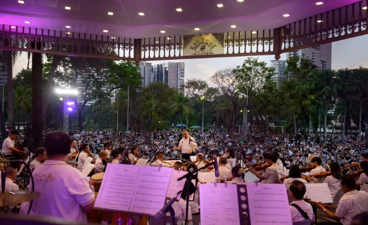 ดนตรีในสวน ปีที่ 33 เปิดฉากสัปดาห์แรกคึกคัก แฟนเพลงแน่นลานศาลาภิรมย์ภักดี สวนลุมพินี