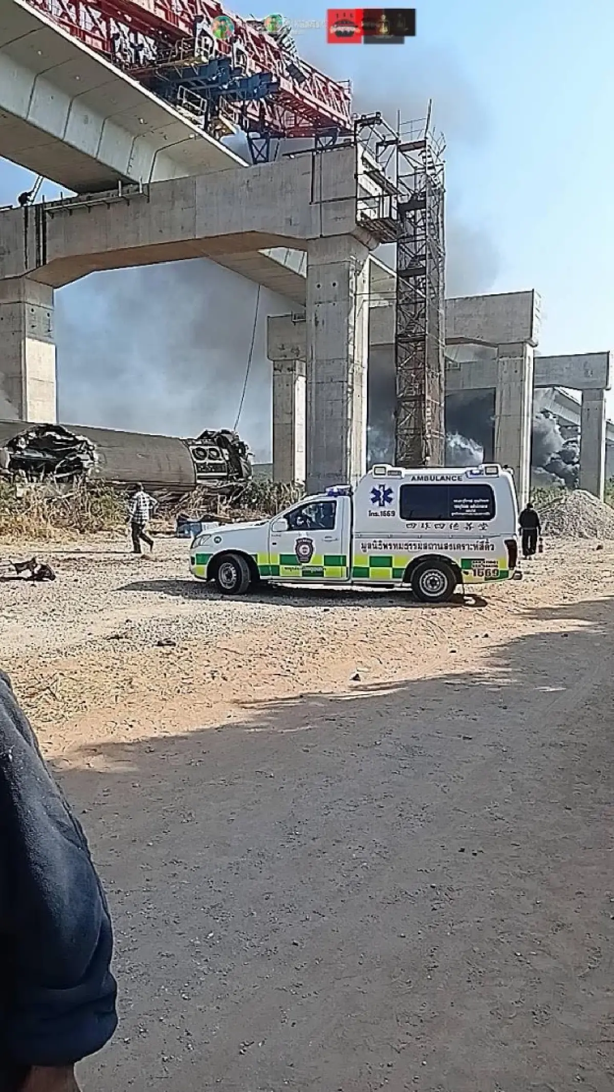 คืบหน้า! เครนรถไฟความเร็วสูง ล้มทับขบวนรถไฟสีคิ้ว ดับ 22 เจ็บ 55