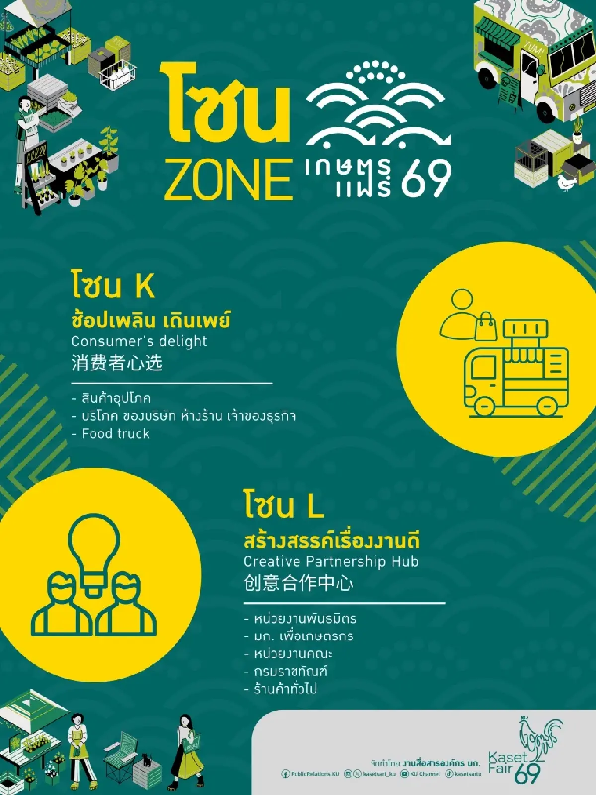 เริ่มแล้ว! งานเกษตรแฟร์ 2569  เช็กโซนของกิน ช้อปของถูก วิธีเดินทาง