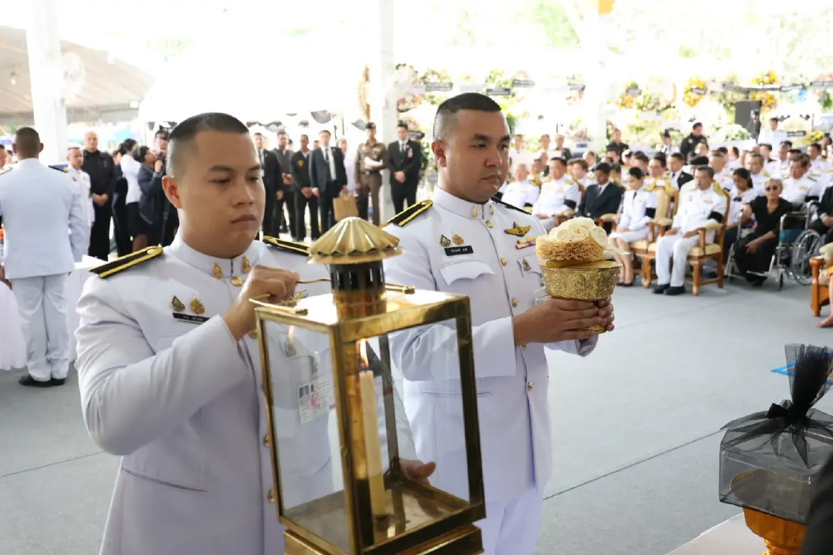 สดุดีครูผู้เสียสละ พระราชทานเพลิงศพ ผอ.โรงเรียนพะตงประธานคีรีวัฒน์ จ.สงขลา