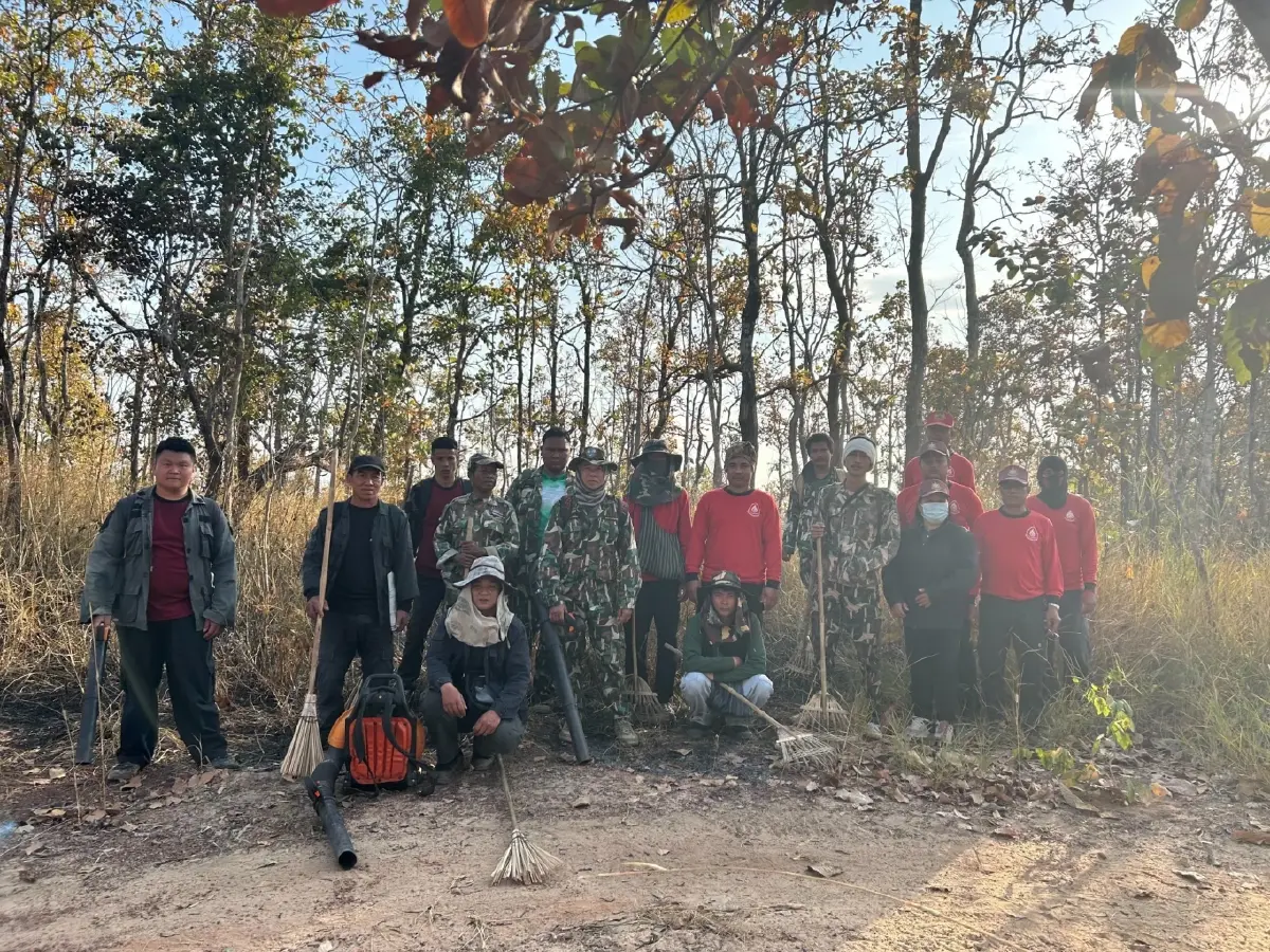 ภูผายลระอุ ไฟป่าถล่มวอด 7 ไร่ เผยต้นเหตุ 'หาของป่า' ทำพังพินาศ