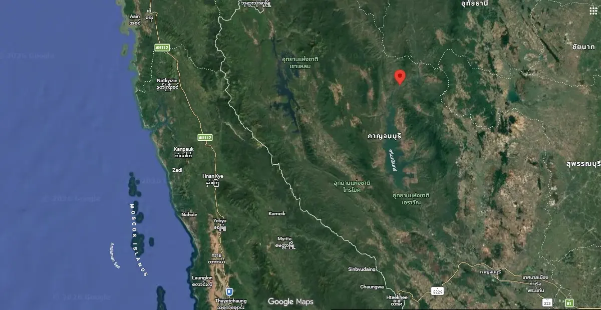 ไทยพบแผ่นดินไหวล่าสุด เช็กวันนี้ แผ่นดินไหวกาญจนบุรี ลึก 1 กม.