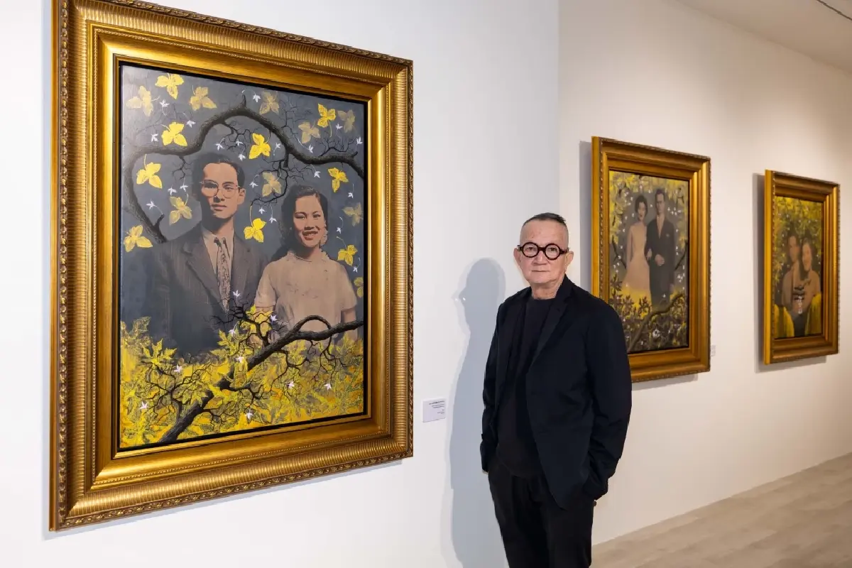 2 ศิลปินแห่งชาติกับนิทรรศการน้อมรำลึกพระบรมราชชนนีพันปีหลวง