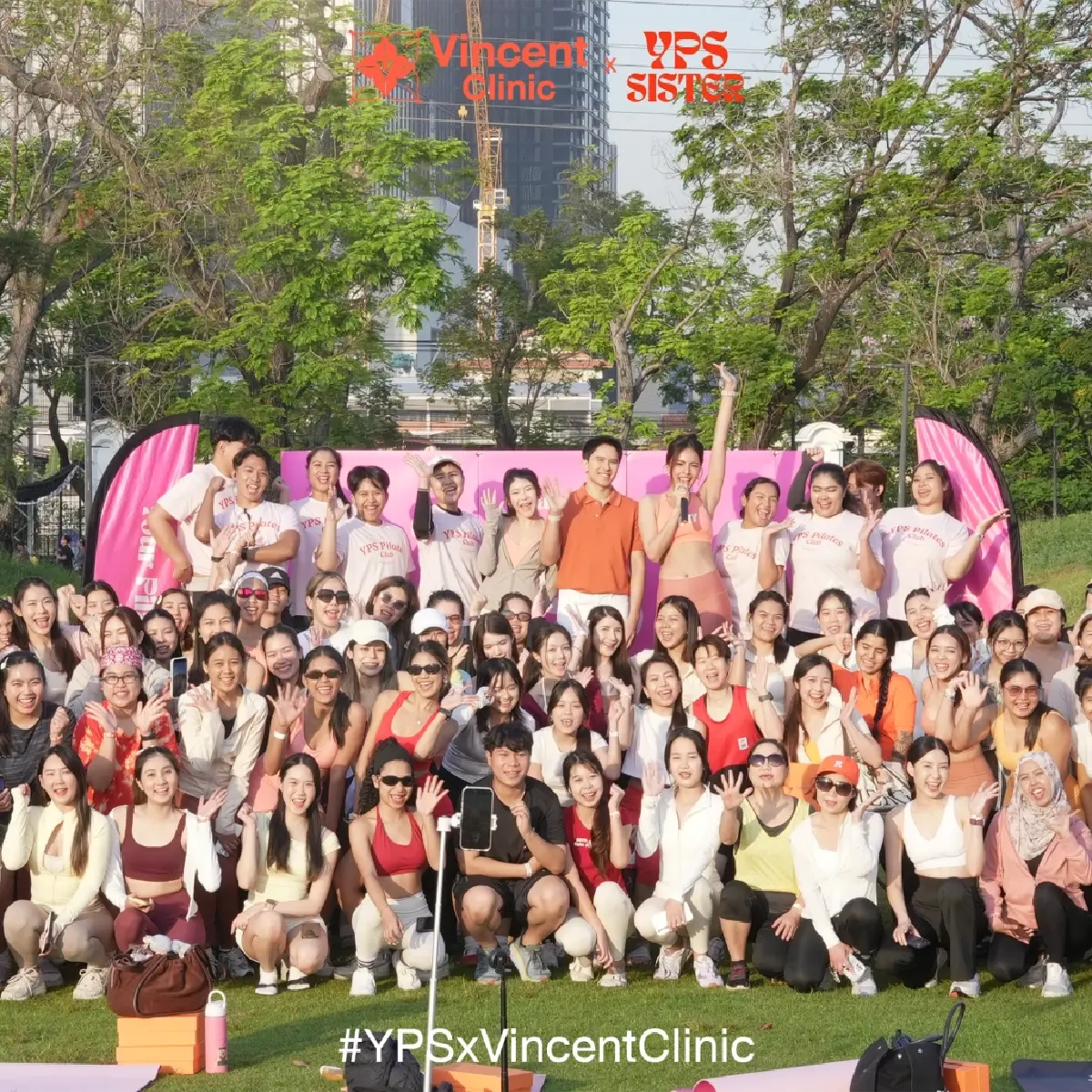 Vincent Clinic จับมือ YPS Pilates จัดงาน Beauty in Motion กลางสวนเบญฯ
