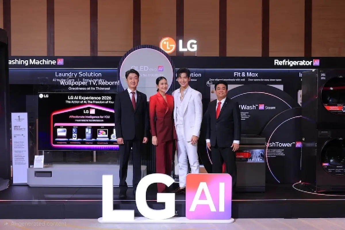 ‘แอลจี’ ลุ้นซัมเมอร์ร้อนระอุ ฟุตบอลโลก ดันตลาดเครื่องใช้ไฟฟ้าภายในบ้านโต 5%