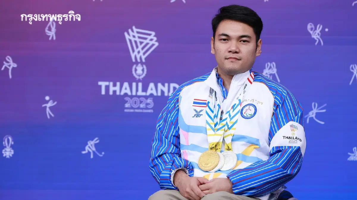 เปิดใจ 3 นักกีฬาเหรียญทอง พาราเกมส์ทีมชาติไทย ยิงปืน แบด โบว์ลิ่ง
