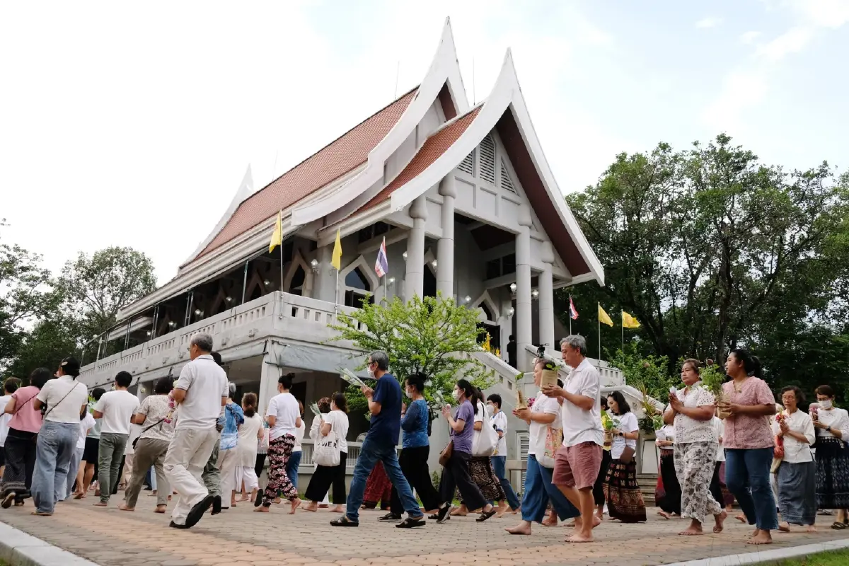 แจกต้นไม้ฟรี ที่ทำบุญวันมาฆบูชา 2569 เวียนเทียนต้นไม้ ลดโลกร้อน