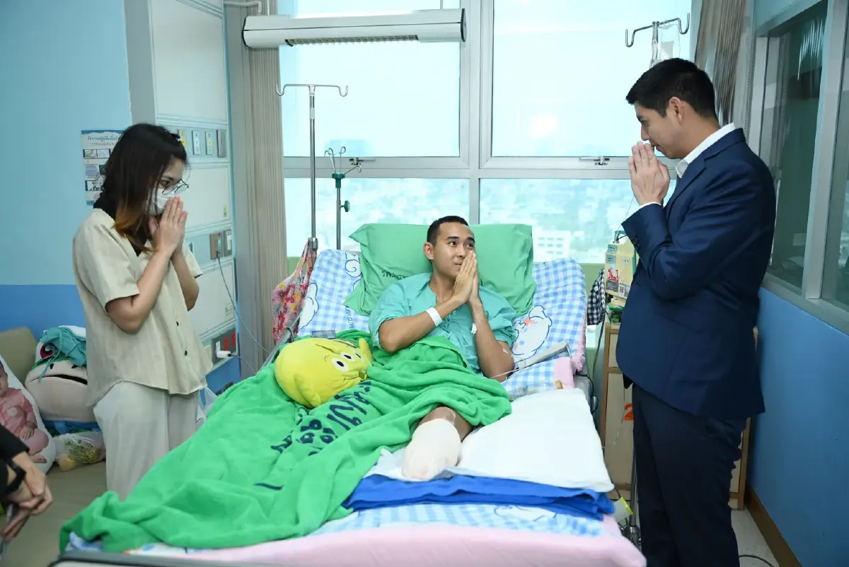 GULF เข้าเยี่ยมให้กำลังใจ 'เหล่าทหารกล้า' จากภารกิจปกป้องอธิปไตยของชาติ