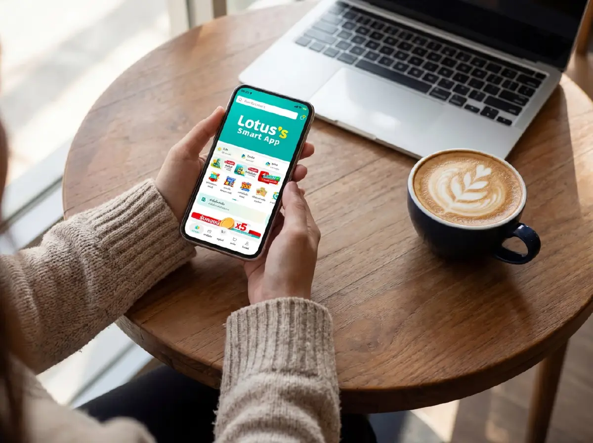 โลตัส ยอดออนไลน์โต แตะ 30 ล้านออเดอร์ ปี 2568  ชู Lotus’s Smart App  จัดส่งไวสุดภายใน 1 ชั่วโมง