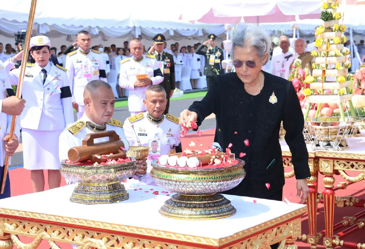 กรมสมเด็จพระเทพฯ ทรงประกอบพิธีปักหมุดวางผังก่อสร้างพระเมรุมาศ