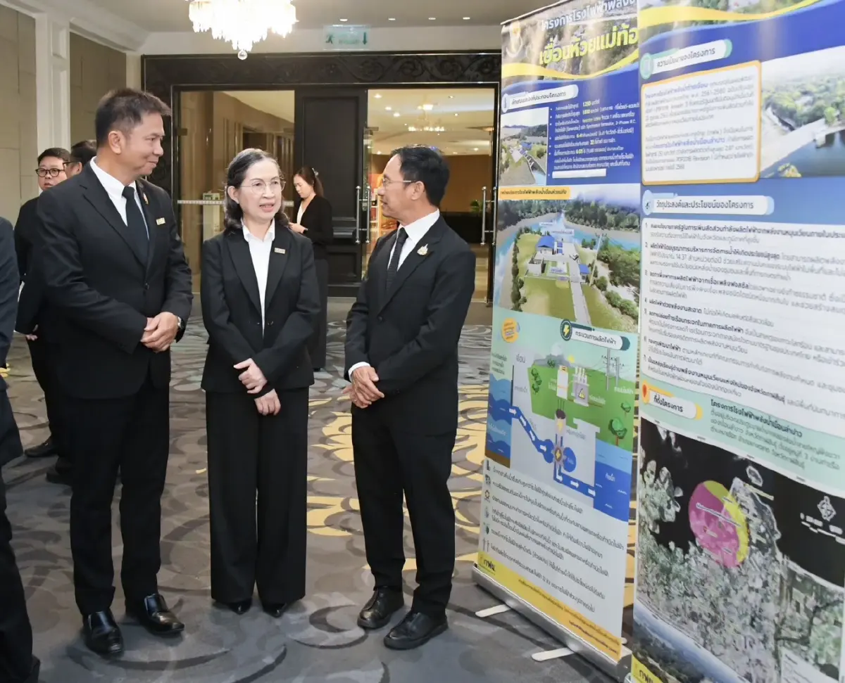 กรมชลฯ-กฟผ. บริหารน้ำยั่งยืน ดึงท้ายเขื่อนผลิตไฟฟ้าไร้คาร์บอน