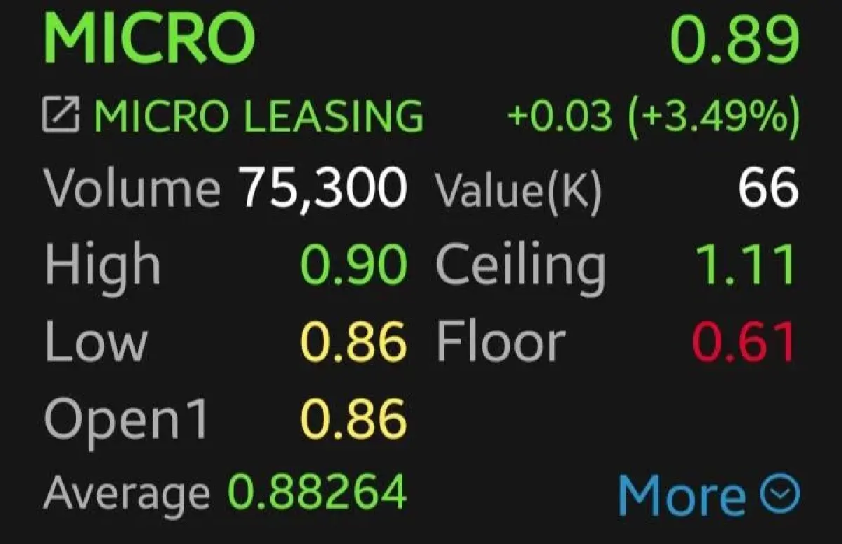 8 หุ้นไฟแนนซ์กอดคอบวก KTC-MICRO พุ่งนำ 8.20%  รับ GDP ไทยแกร่ง ลุ้นจ่ายปันผลสูง