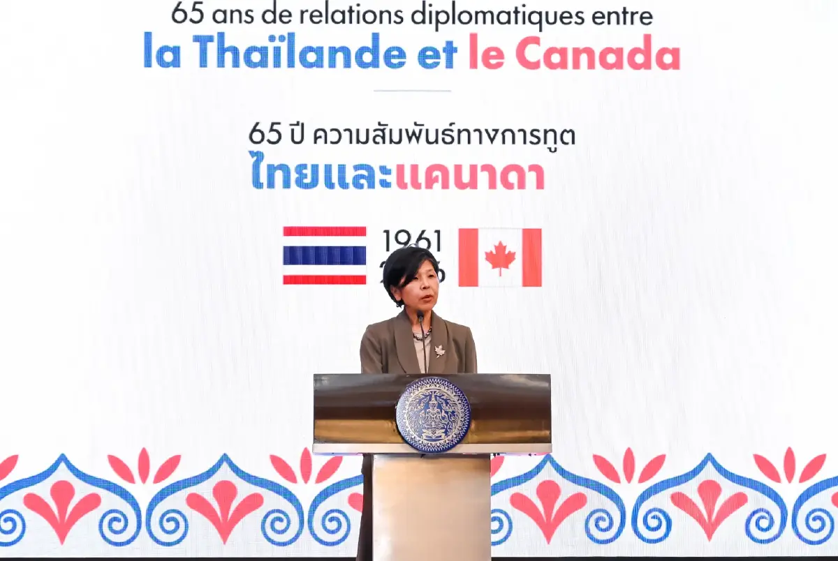 สถานทูตแคนาดาเปิดตัวตราสัญลักษณ์ครบรอบ 65 ปีความสัมพันธ์ทางการทูต