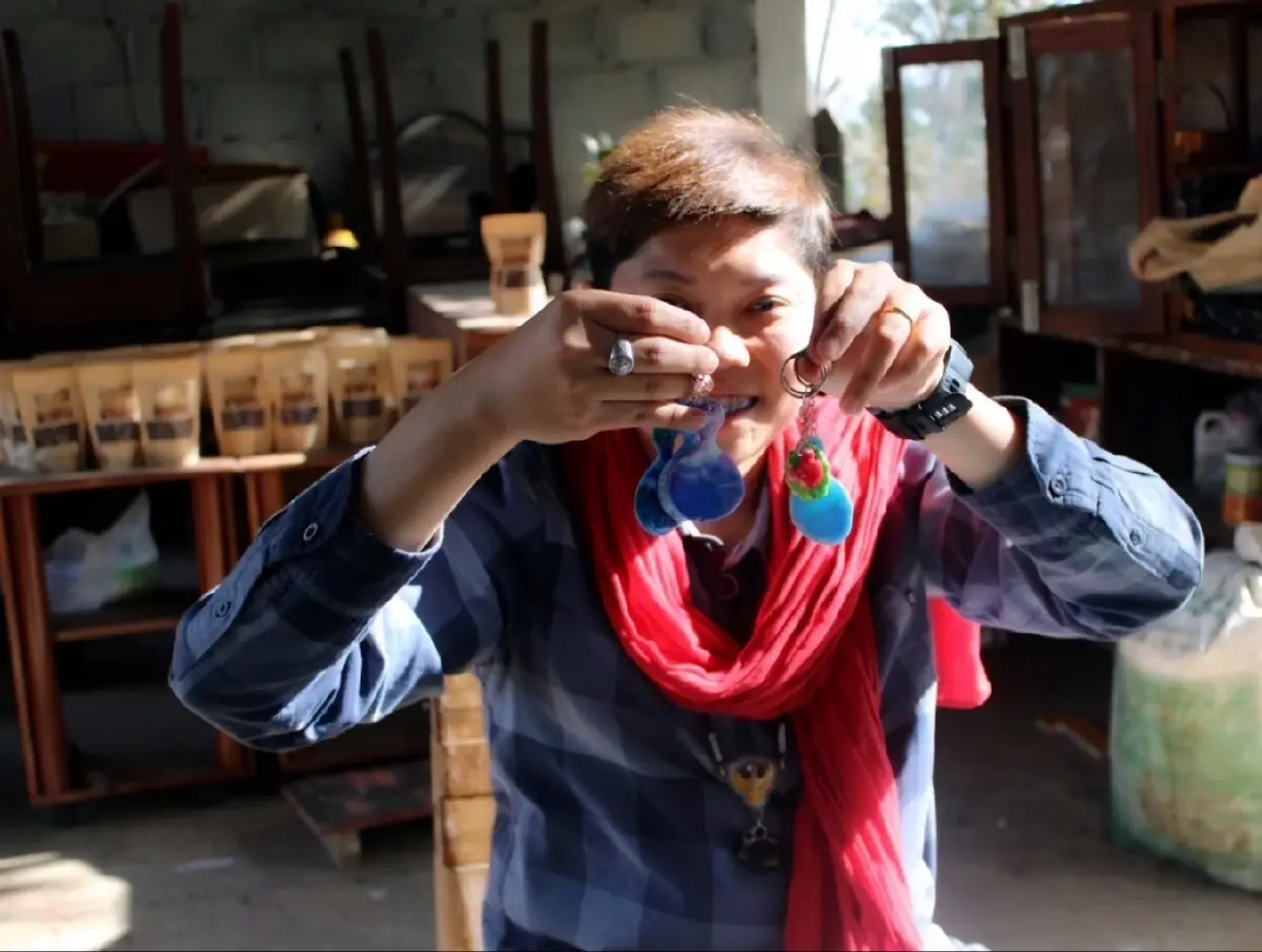 เปลี่ยนขยะให้มีค่า ภูเรือทำถึง ทำพวงกุญแจ ผีบุ้งเต้า ของแรร์ไอเทม