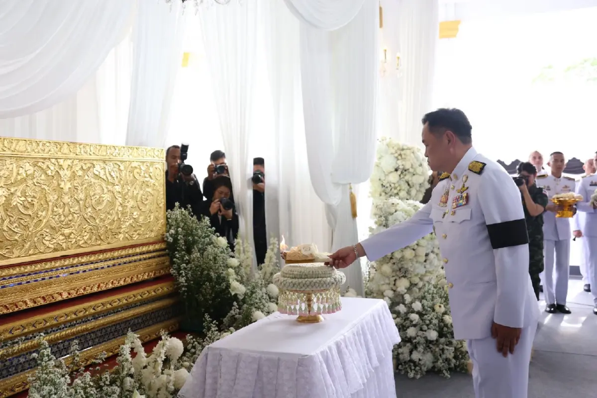 สดุดีครูผู้เสียสละ พระราชทานเพลิงศพ ผอ.โรงเรียนพะตงประธานคีรีวัฒน์ จ.สงขลา