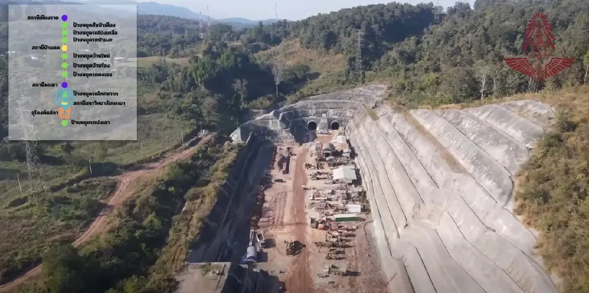 อัพเดต 4 อุโมงค์ 'รถไฟสายเหนือ' เชื่อมเด่นชัย – เชียงราย - เชียงของ