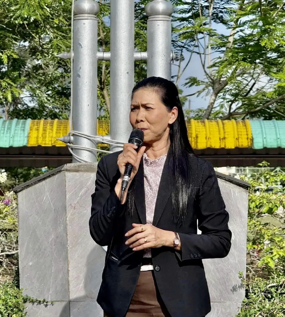 อาลัย! ศศิพัชร สินสโมสร ผอ.โรงเรียนพะตง เหตุคนร้ายกราดยิงหาดใหญ่