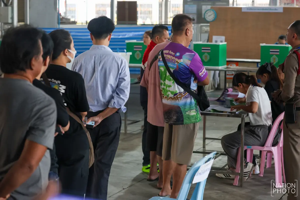 เลือกตั้ง 2569 ตลิ่งชันคึกคัก ประชาชน แห่ใช้สิทธิ 'สส.-ประชามติ'