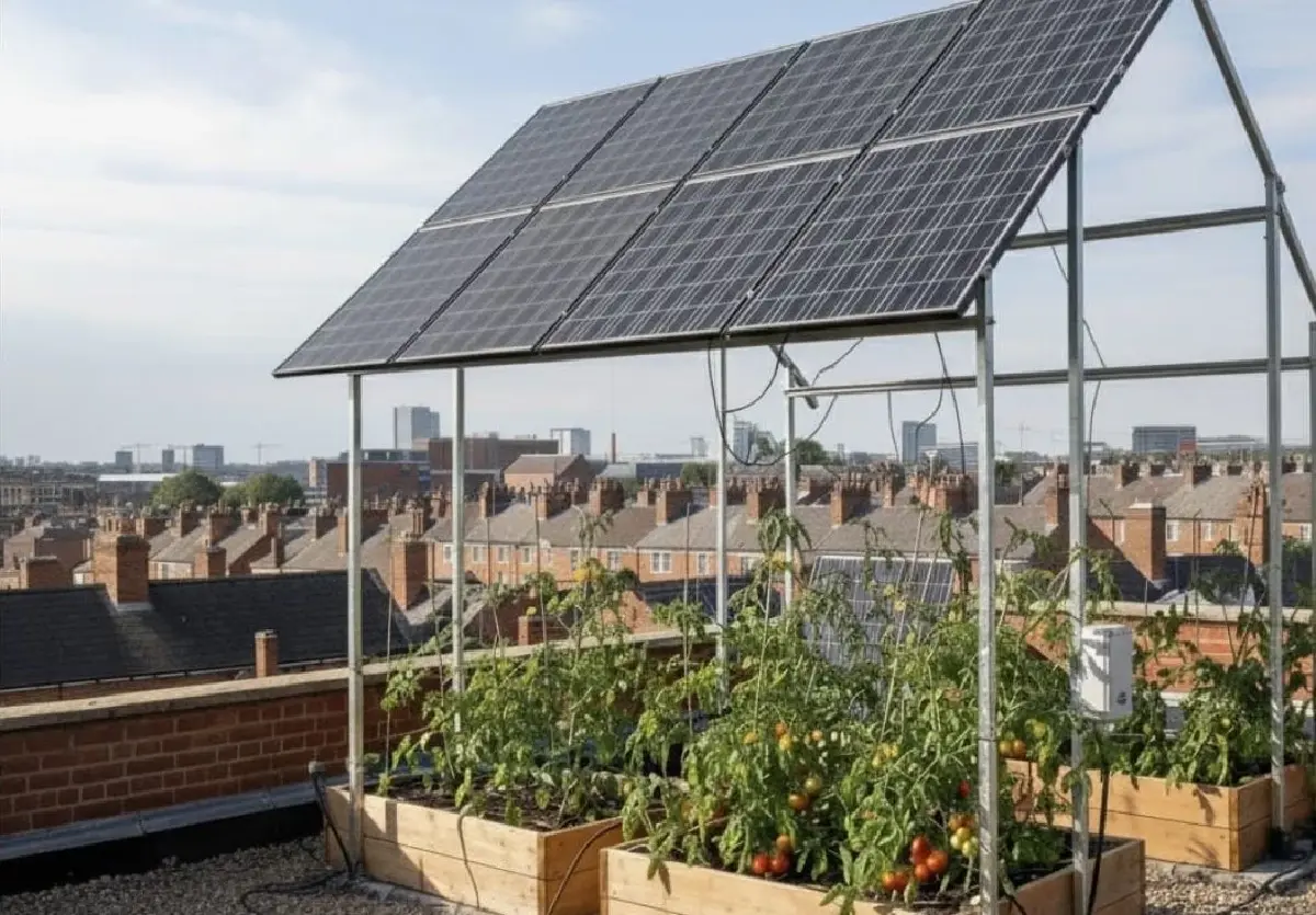 ‘Rooftop Agrivoltaics’ ทำสวน-ติดโซลาร์เซลล์บนดาดฟ้า ได้ทั้งพลังงานสะอาด-อาหารพร้อทกัน