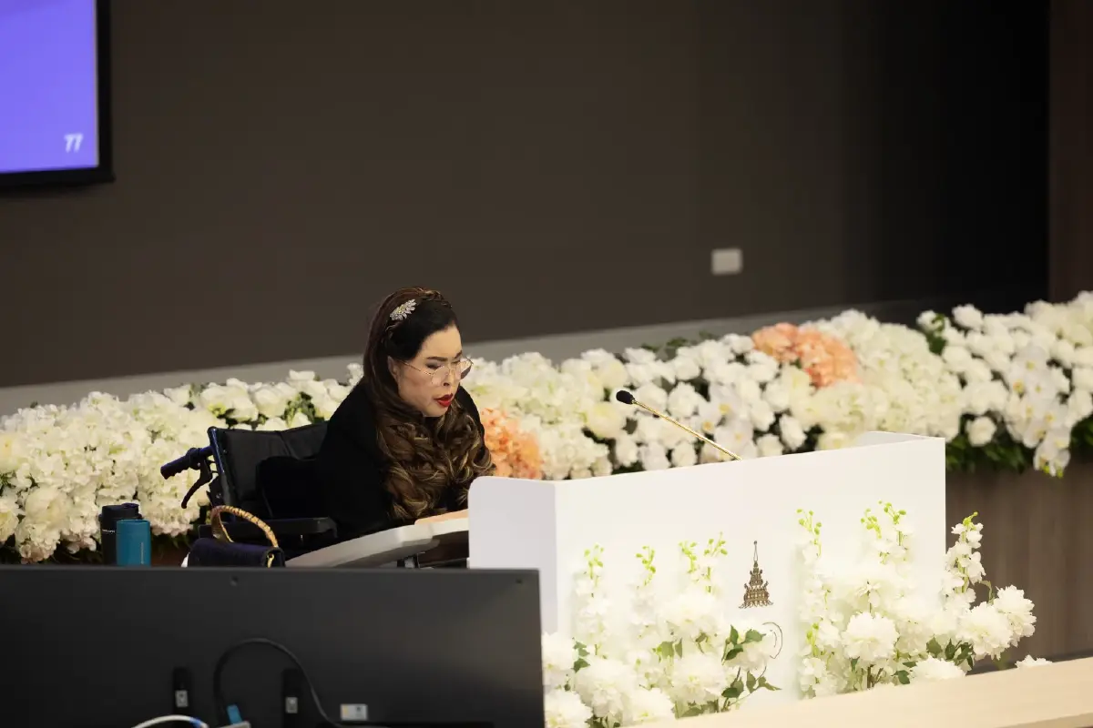 กรมพระศรีสวางควัฒนฯ ทรงบรรยาย 'โรคมะเร็ง' พระราชทาน นศพ. ครั้งที่ 5