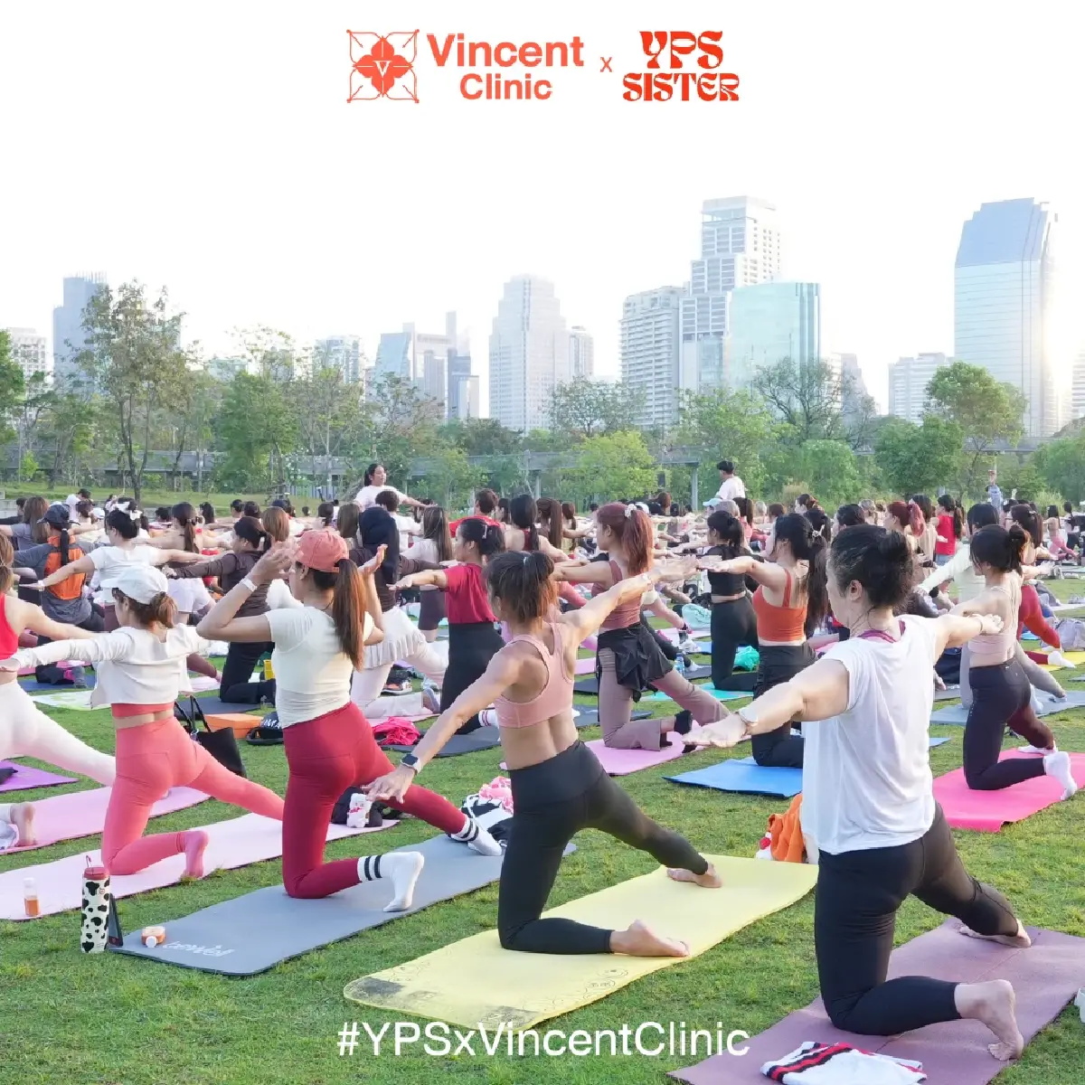 Vincent Clinic จับมือ YPS Pilates จัดงาน Beauty in Motion กลางสวนเบญฯ
