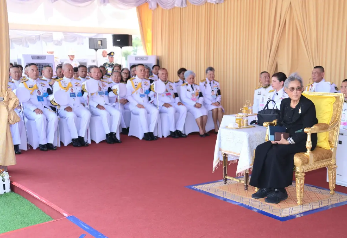 กรมสมเด็จพระเทพฯ ทรงประกอบพิธีปักหมุดวางผังก่อสร้างพระเมรุมาศ