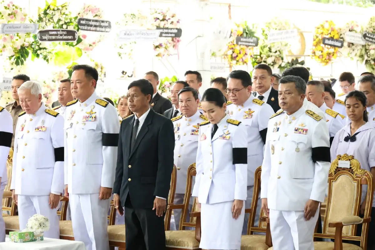 สดุดีครูผู้เสียสละ พระราชทานเพลิงศพ ผอ.โรงเรียนพะตงประธานคีรีวัฒน์ จ.สงขลา