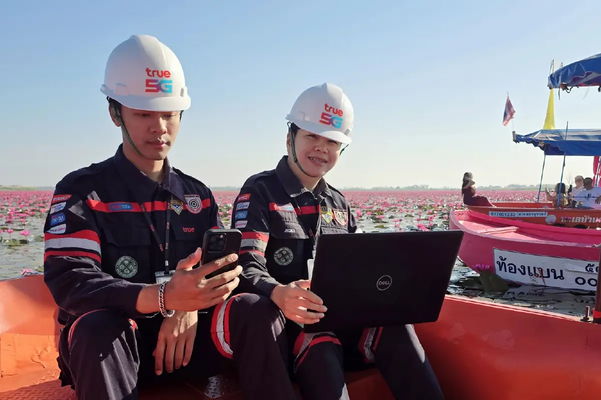 ทรู หนุนเที่ยวไทยจัดเต็ม 5G “ทะเลบัวแดง” รับนักท่องเที่ยวไทย-ต่างชาติ ตามรอย “ลิซ่า”