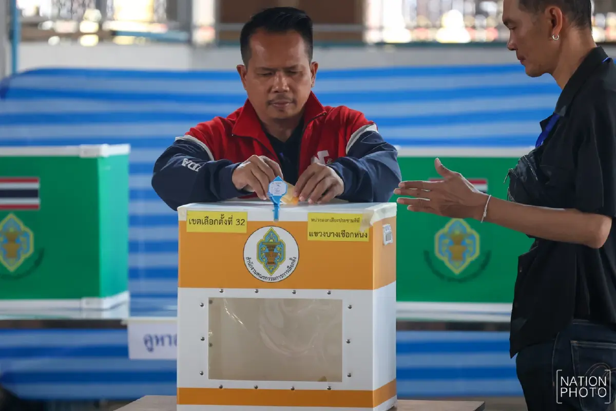 เลือกตั้ง 2569 ตลิ่งชันคึกคัก ประชาชน แห่ใช้สิทธิ 'สส.-ประชามติ'