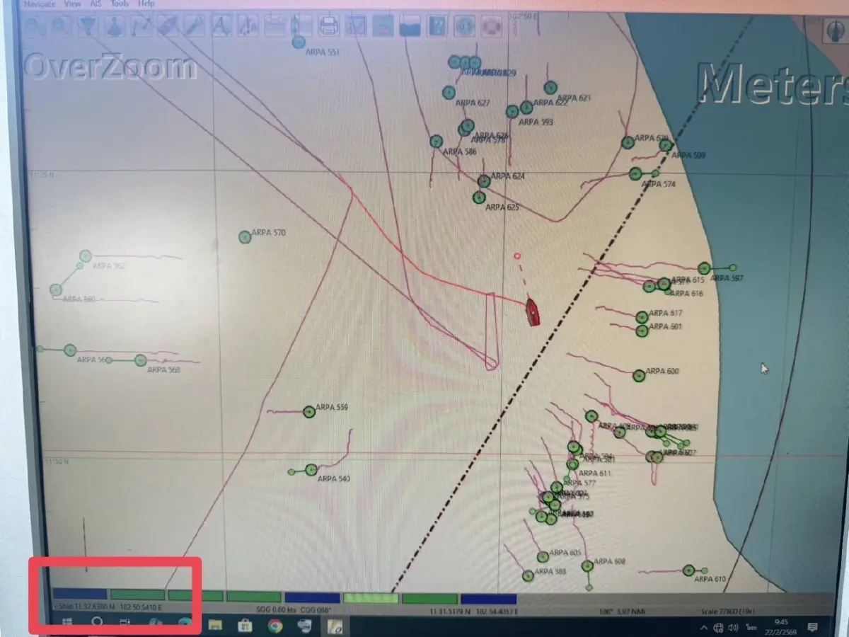 ทร. โต้กลับ เปิดพิกัด-ไทม์ไลน์ เรือประมงกัมพูชา รุกน่านน้ำไทย