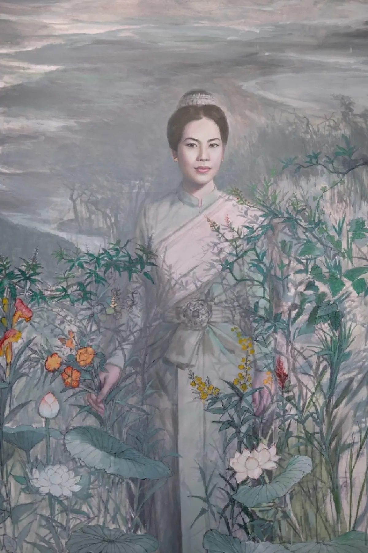 2 ศิลปินแห่งชาติกับนิทรรศการน้อมรำลึกพระบรมราชชนนีพันปีหลวง