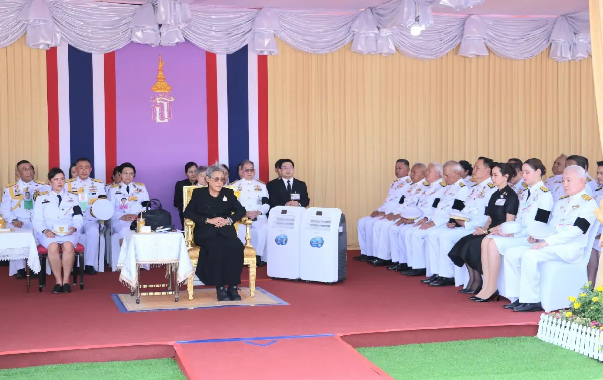 กรมสมเด็จพระเทพฯ ทรงประกอบพิธีปักหมุดวางผังก่อสร้างพระเมรุมาศ