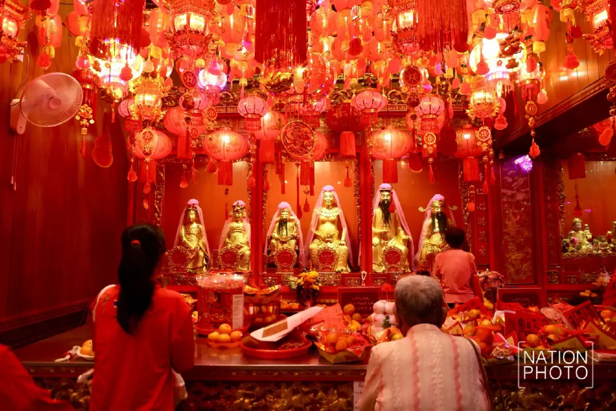 ตรุษจีน 2569 วัดเล่งเน่ยยี่ เยาวราช​ คนแน่น แห่ไหว้ขอพรสิ่งศักดิ์สิทธิ์เสริมสิริมงคล