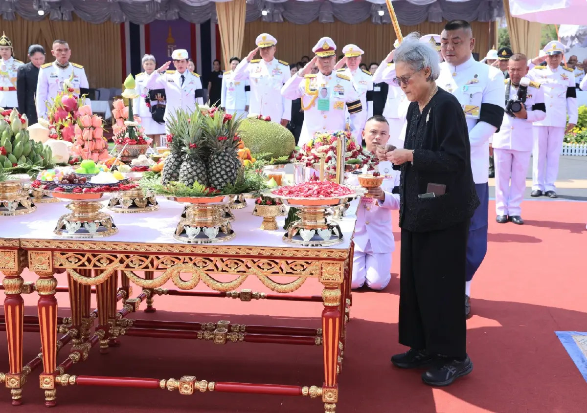 กรมสมเด็จพระเทพฯ ทรงประกอบพิธีปักหมุดวางผังก่อสร้างพระเมรุมาศ