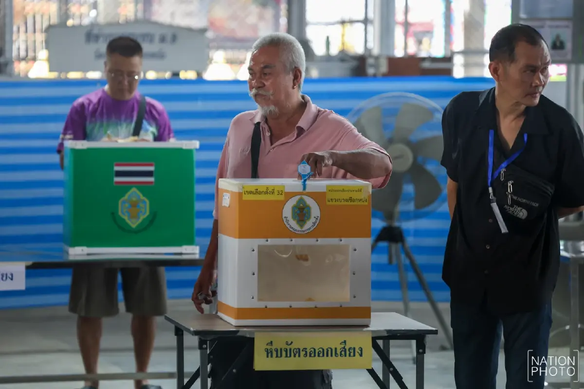 เลือกตั้ง 2569 ตลิ่งชันคึกคัก ประชาชน แห่ใช้สิทธิ 'สส.-ประชามติ'