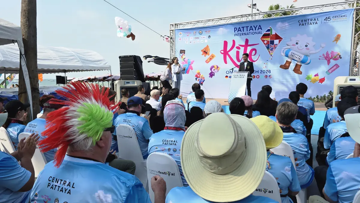 เริ่มแล้ว ‘เทศกาลว่าวนานาชาติ’  PATTAYA INTERNATIONAL KITE ON THE BEACH 2026 ถึงวันที่ 1 มี.ค. 69