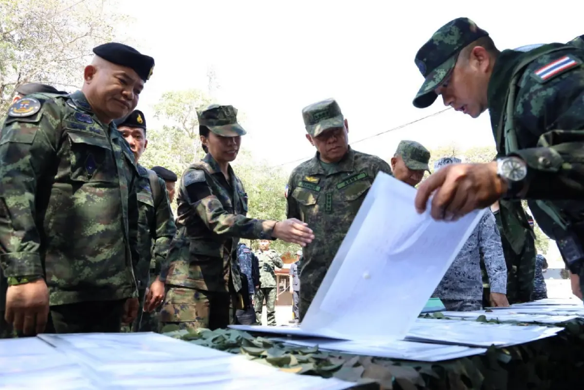 มทภ.2 นำ เสธทหารฟิลิปปินส์ ลุยรังสแกมเมอร์โอร์เสม็ด ช่องจอม