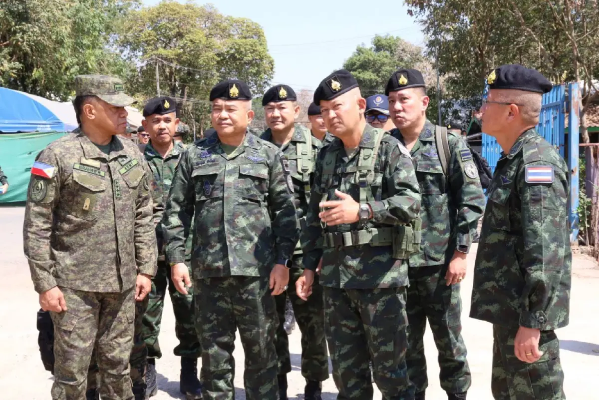 มทภ.2 นำ เสธทหารฟิลิปปินส์ ลุยรังสแกมเมอร์โอร์เสม็ด ช่องจอม