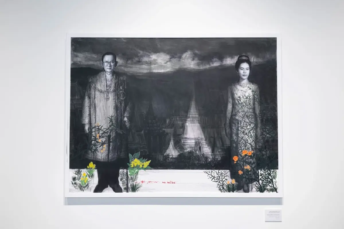 2 ศิลปินแห่งชาติกับนิทรรศการน้อมรำลึกพระบรมราชชนนีพันปีหลวง