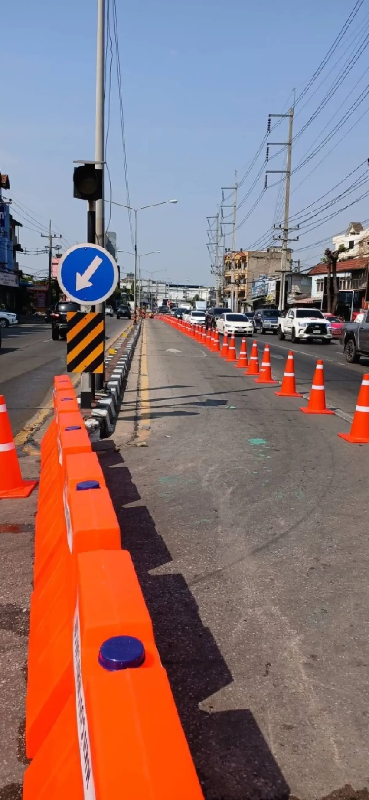 กระทบคนปทุมธานี เตรียมใจ รถติด ปิดถนนลำลูกกา ขาเข้า 'สะพานคลอง 2'