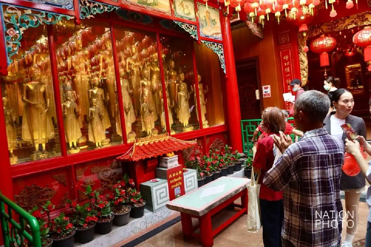 ตรุษจีน 2569 วัดเล่งเน่ยยี่ เยาวราช​ คนแน่น แห่ไหว้ขอพรสิ่งศักดิ์สิทธิ์เสริมสิริมงคล