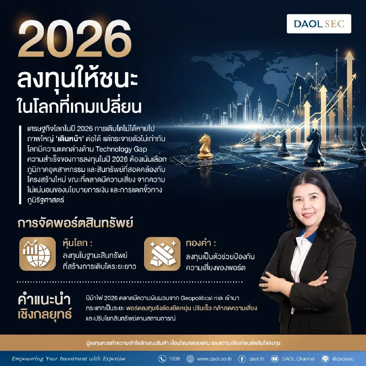 ทองคำ และ Strategic metal พุ่ง เมื่อโลกเปลี่ยนเกม เศรษฐกิจแยกขั้ว