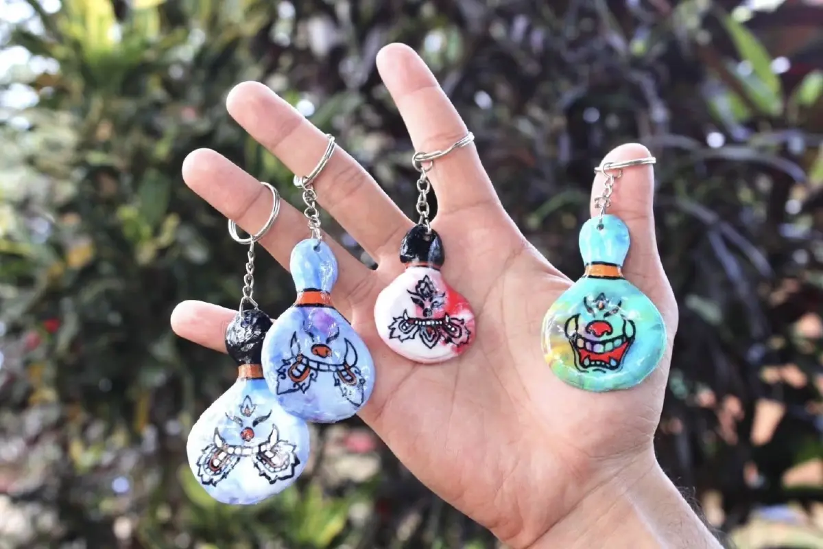 เปลี่ยนขยะให้มีค่า ภูเรือทำถึง ทำพวงกุญแจ ผีบุ้งเต้า ของแรร์ไอเทม