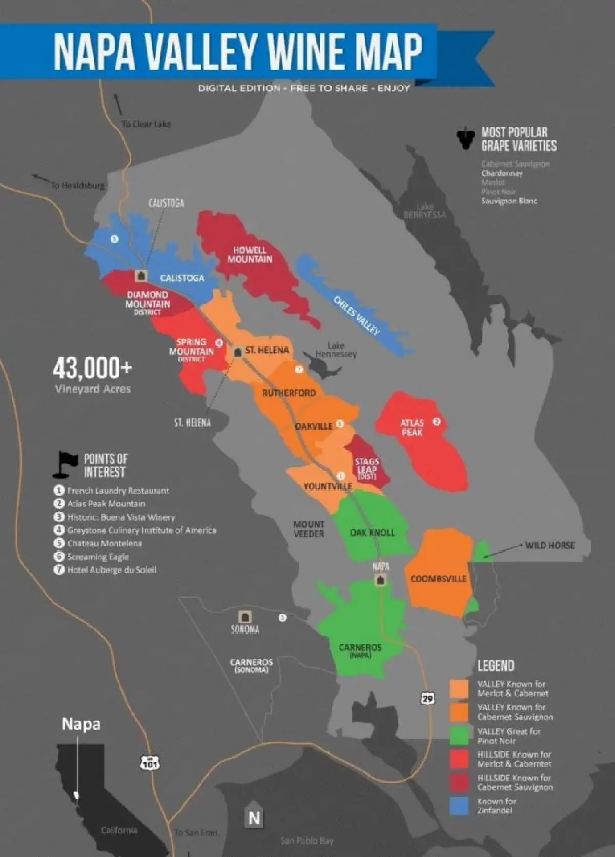 นาปา แวลลีย์ : หัวกะทิของไวน์แคลิฟอร์เนีย