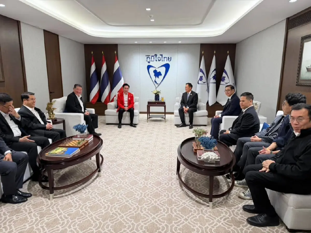 'ยศชนัน' นำทีมถก 'อนุทิน' คุยตั้งรัฐบาล นายกฯ ลั่นลบความไม่เข้าใจ เดินหน้าประเทศ