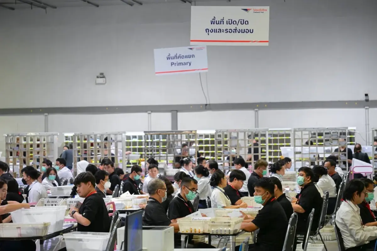 ไปรษณีย์ไทยจับมือกกต. กงสุล–สตช. เปิดคัดแยกบัตรเลือกตั้งล่วงหน้า คุมเข้มความปลอดภัยทุกขั้นตอน
